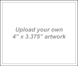 Upload-Your-Own 3-5/8&quot; x 4-1/4&quot; Custom Form
