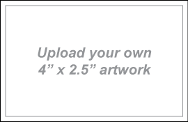 Upload-Your-Own 2-3/4&quot; x 4-1/4&quot; Custom Form