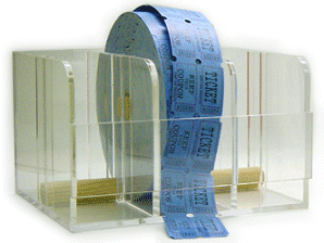 Acrylic 2&quot; x 2&quot; Roll Ticket Holder