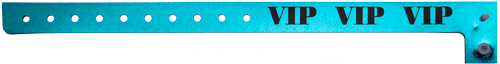 Holographic VIP Plastic Wristbands