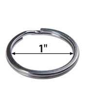 1 in. Key Rings