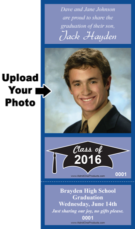 Graduation Year Keepsake Ticket