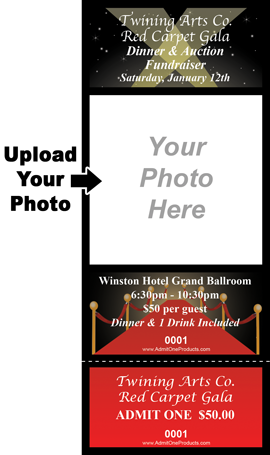 Red Carpet Keepsake Ticket