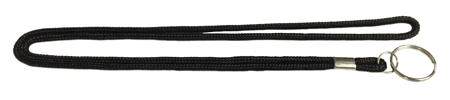 Round Cord Lanyard 1/8&quot; Diameter with Ring 50 pack