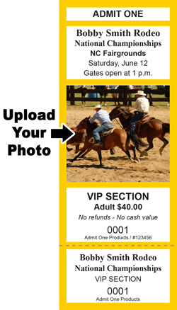 Photo-Ticket with Small Photo