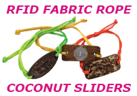 RFID Fabric Rope Coconut Sliders