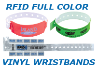 RFID Full Color Vinyl Wristbands