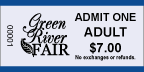 Thermal Custom 1" x 2" Ticket with Logo and Text