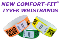Custom Comfort-Fit Tyvek Wristbands