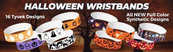 Halloween wristbands hotsell