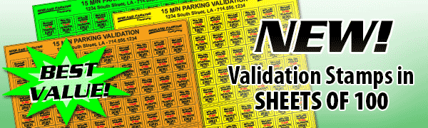 Valet Parking Tickets and Hangtags