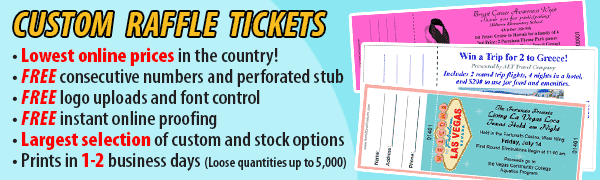 create a raffle ticket
