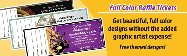 Full Color Raffle Tickets