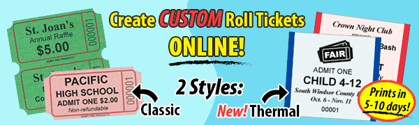 Create Custom Roll Tickets Online