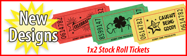 Ticket Rolls Roll Raffle Carnival Event