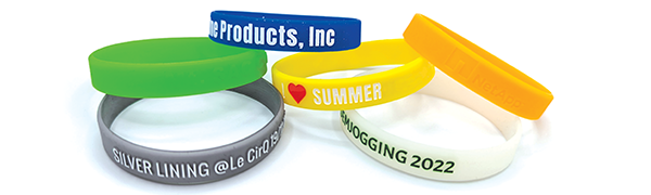 Assortment of Silicone Wristbands