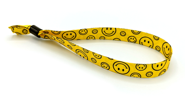 Happy Faces - Fabric Wristbands
