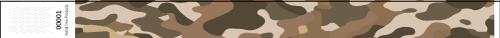 3/4&quot; Camo Sand - Full Color Synthetic Wristbands