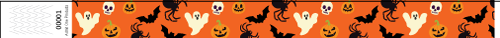 3/4&quot; Halloween Elements - Full Color Synthetic Wristbands