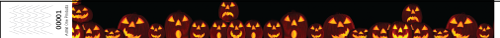 3/4&quot; Happy Jack O&#039;Lanterns - Full Color Synthetic Wristbands