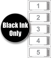 Custom Strip of 5 Tickets