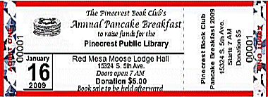 General Admission FastPrint Foil Ticket with Logo and Date Box