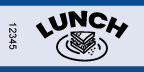 1" x 2" Lunch Roll Ticket