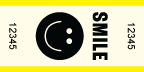 1" x 2" Smile Roll Ticket