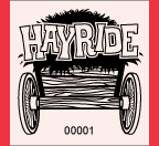 1.83&quot; x 2&quot; Hayride Roll Ticket