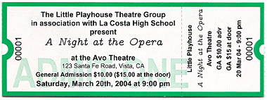 General Admission FastPrint Text Only