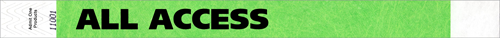 3/4&quot; ALL ACCESS Tyvek Wristbands