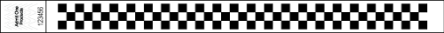 3/4" Checker Tyvek Wristbands