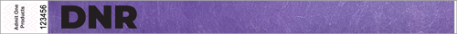 3/4" DNR Tyvek Wristbands