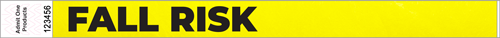 3/4" Fall Risk Tyvek Wristbands