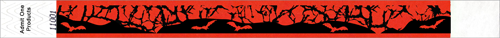 3/4&quot; Halloween Creepy Night Tyvek Wristbands