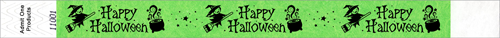 3/4&quot; Happy Halloween Tyvek Wristbands