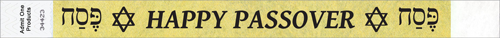 3/4&quot; Passover Tyvek Wristbands