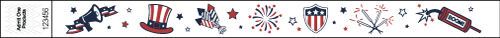 3/4" Patriotic Pride Tyvek Wristband