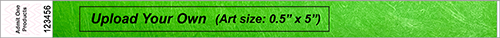 Upload-Your-Own Fastprint 3/4&quot; Custom Tyvek Wristbands
