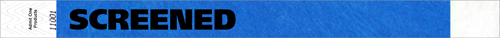 3/4&quot; SCREENED Tyvek Wristbands