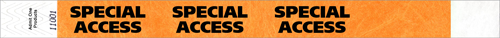 3/4&quot; SPECIAL ACCESS Tyvek Wristbands
