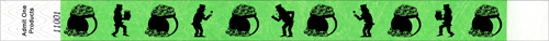 3/4&quot; Leprechaun and Pot of Gold Tyvek Wristbands