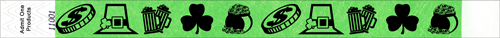3/4&quot; St. Patrick&#039;s Day Mix Tyvek Wristbands