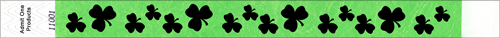 3/4&quot; Shamrock Tyvek Wristbands