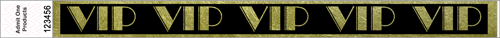 3/4" Knockout Speakeasy VIP Tyvek Wristbands