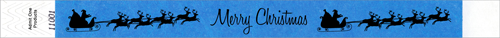 3/4&quot; Merry Christmas Tyvek Wristbands