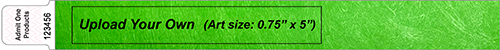 1&quot; Comfort-Fit Custom Tyvek Wristband Upload-Your-Own