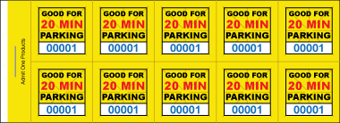 Validation Stamp Books - 20 min