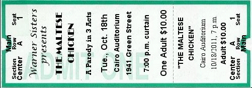 Reserved Seat FastPrint Vertical with Text Only