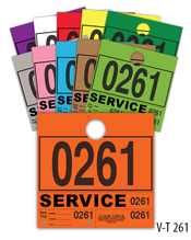 Versa-Tags Service Department Hang Tags PLUS V-T 261